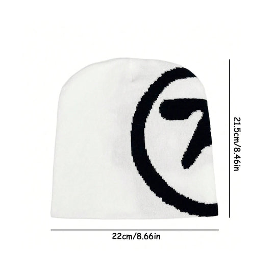 Vintage Goth Punk Knitting Twin Caps Beanie