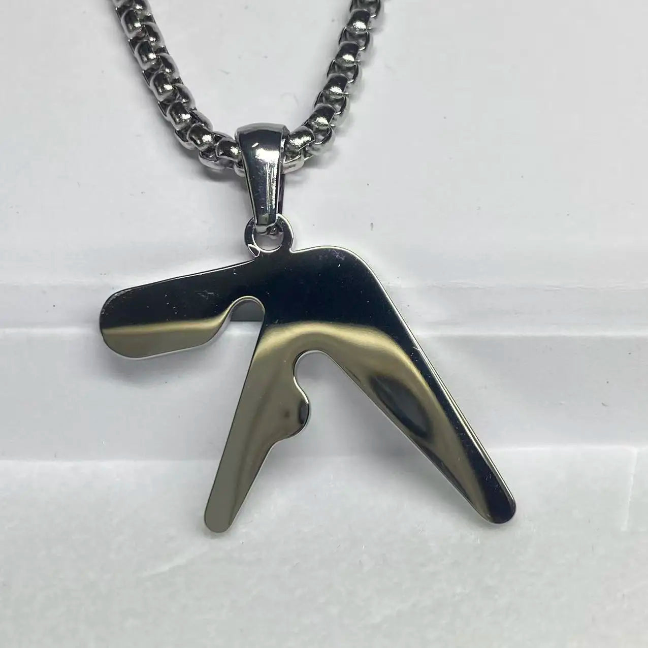 Aphex Logo Stainless Steel Pendant Necklace