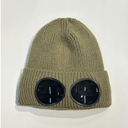 Warm Winter Ski Mask Beanie with Glasses