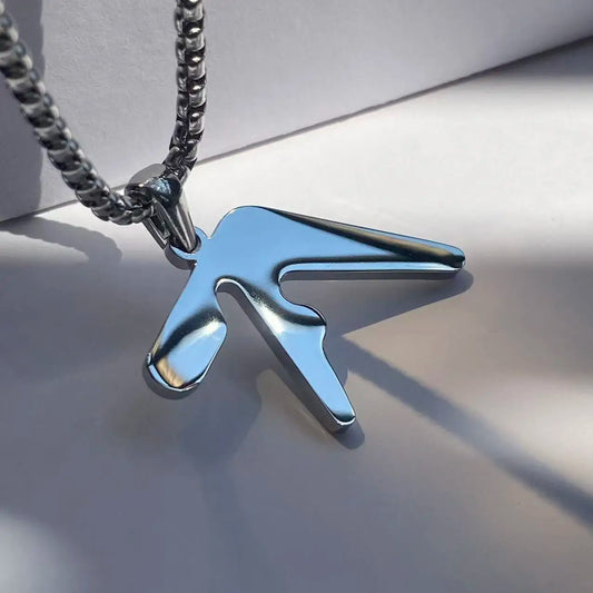 Aphex Logo Stainless Steel Pendant Necklace