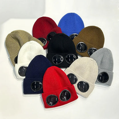 Warm Winter Ski Mask Beanie with Glasses