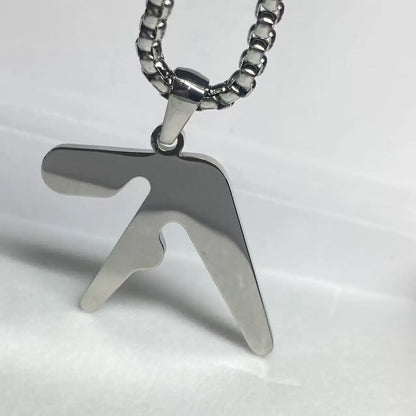 Aphex Logo Stainless Steel Pendant Necklace